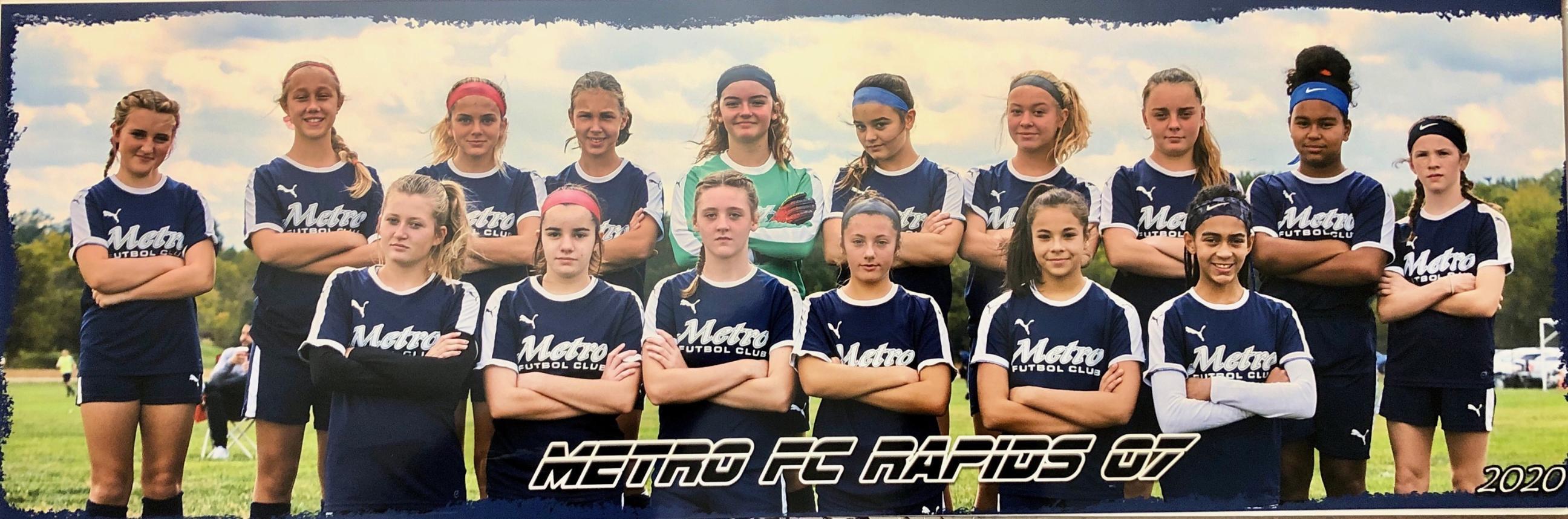 2007 Girls Rapids win Cincy Challege Gold division